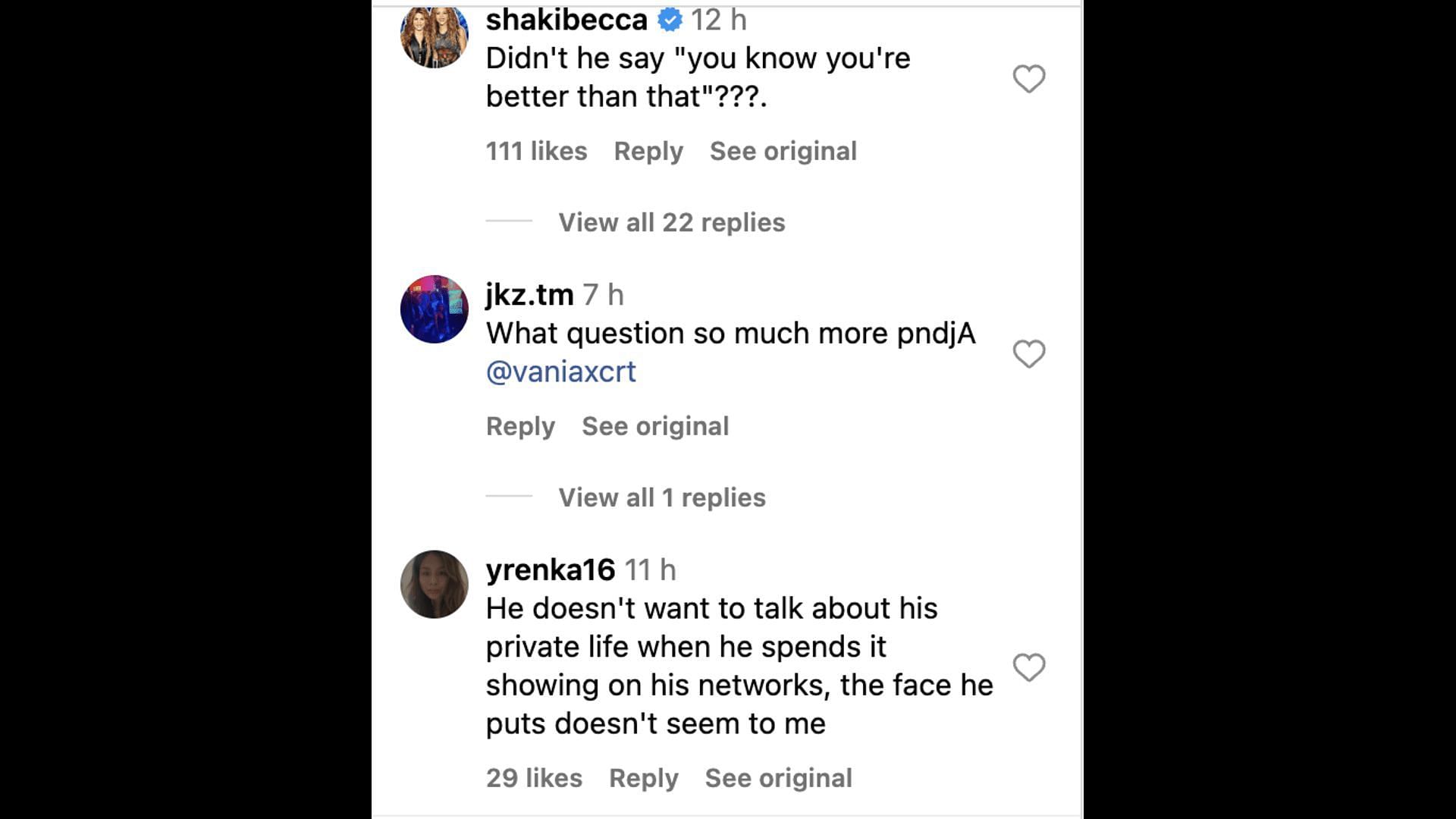 Netizens respond as a reporter asks Lopez about her alleged divorce with her husband, Ben Affleck. (Image via Instagram/@ElGordoyLaFlaca)