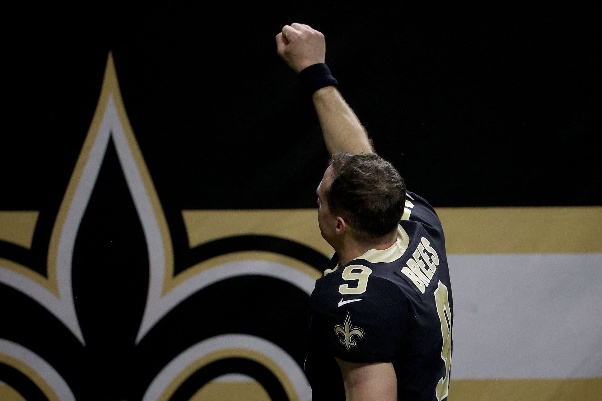 Drew Brees during Divisional Round - Tampa Bay Buccaneers v New Orleans Saints