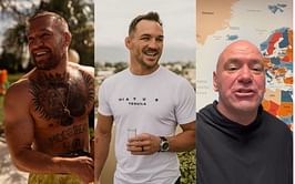 Conor McGregor and Michael Chandler react to Dana White's UFC 303 Dublin press conference announcement