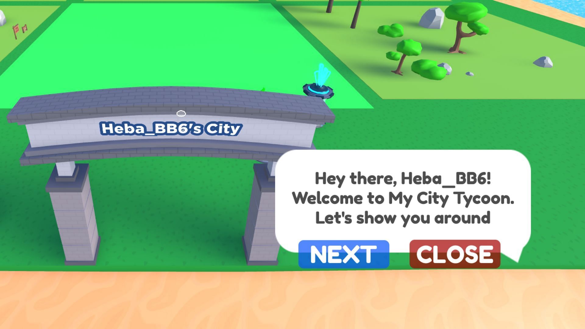 Build your own city in My City Tycoon (Image via Roblox)