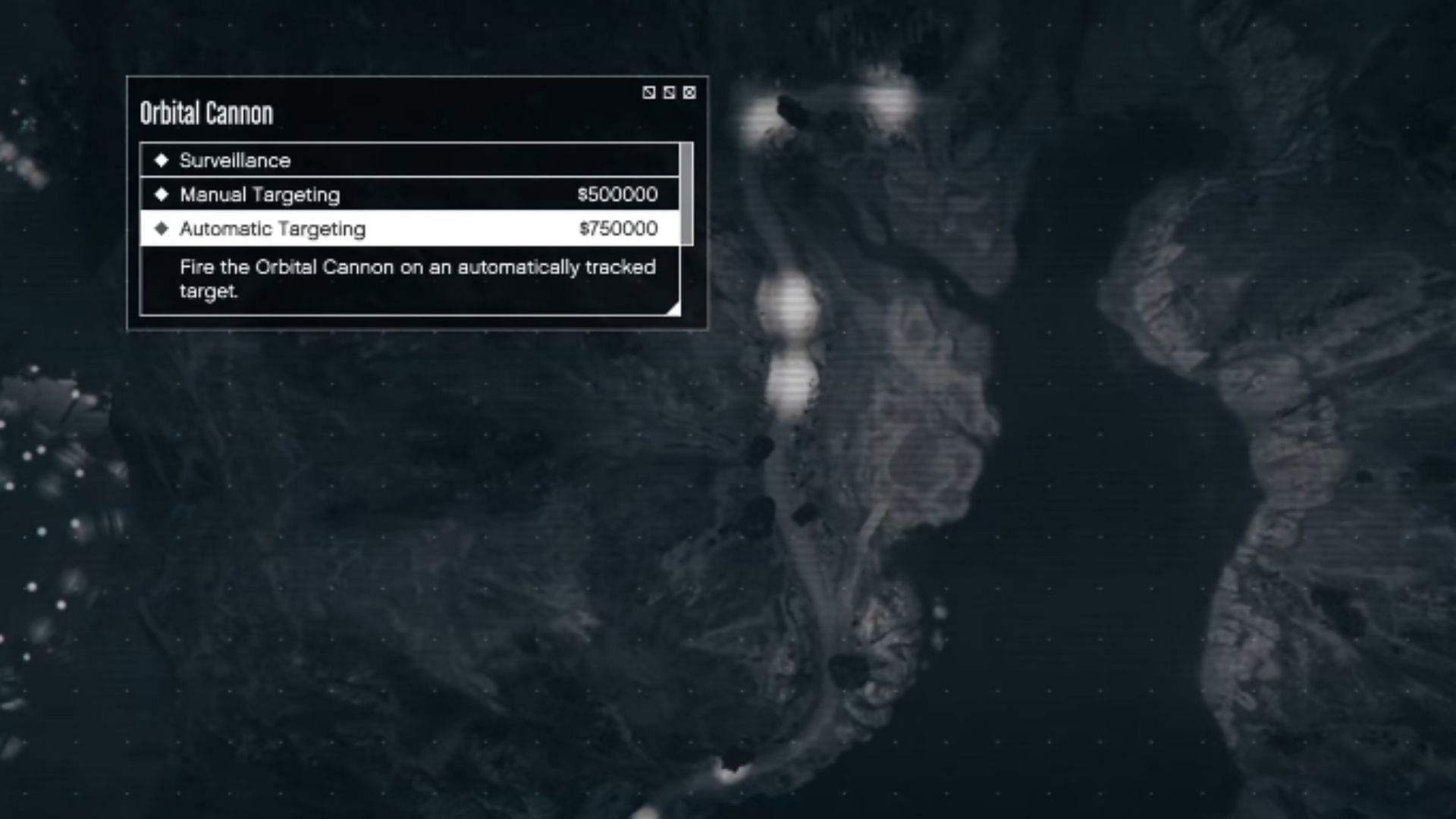 Different Orbital Cannon targeting options (Image via YouTube/Yan Live)