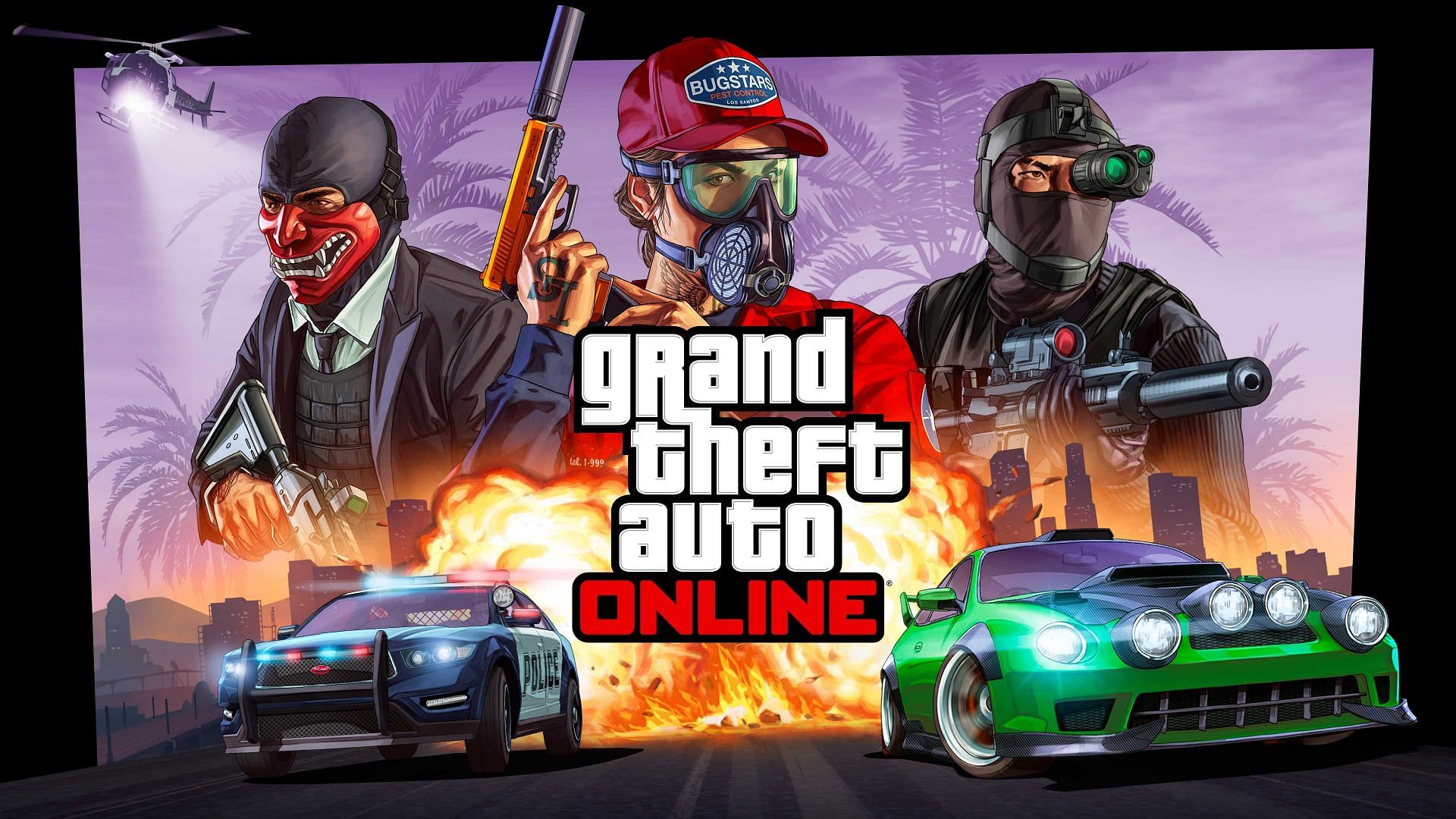 GTA 5&#039;s multiplayer mode is called GTA Online (Image via Rockstar Games)