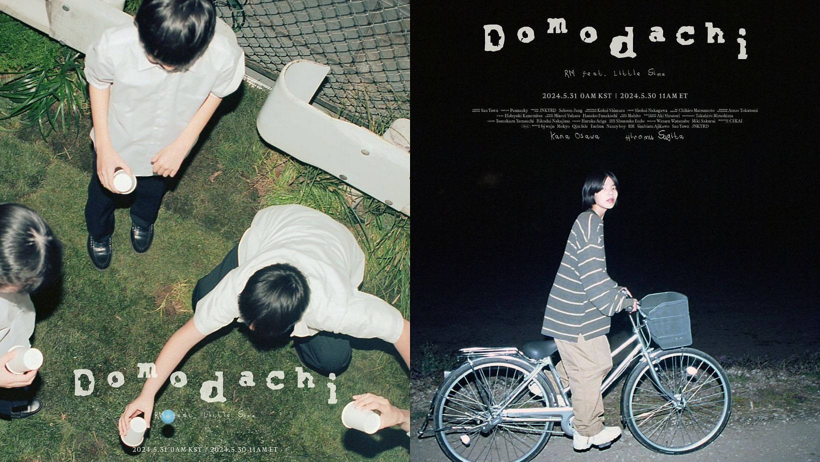 BTS Namjoon escapes a series of chaotic events with the help of friends in &lsquo;Domodachi (feat. Little Simz)&rsquo; MV. (Images via X/@BIGHIT_MUSIC)