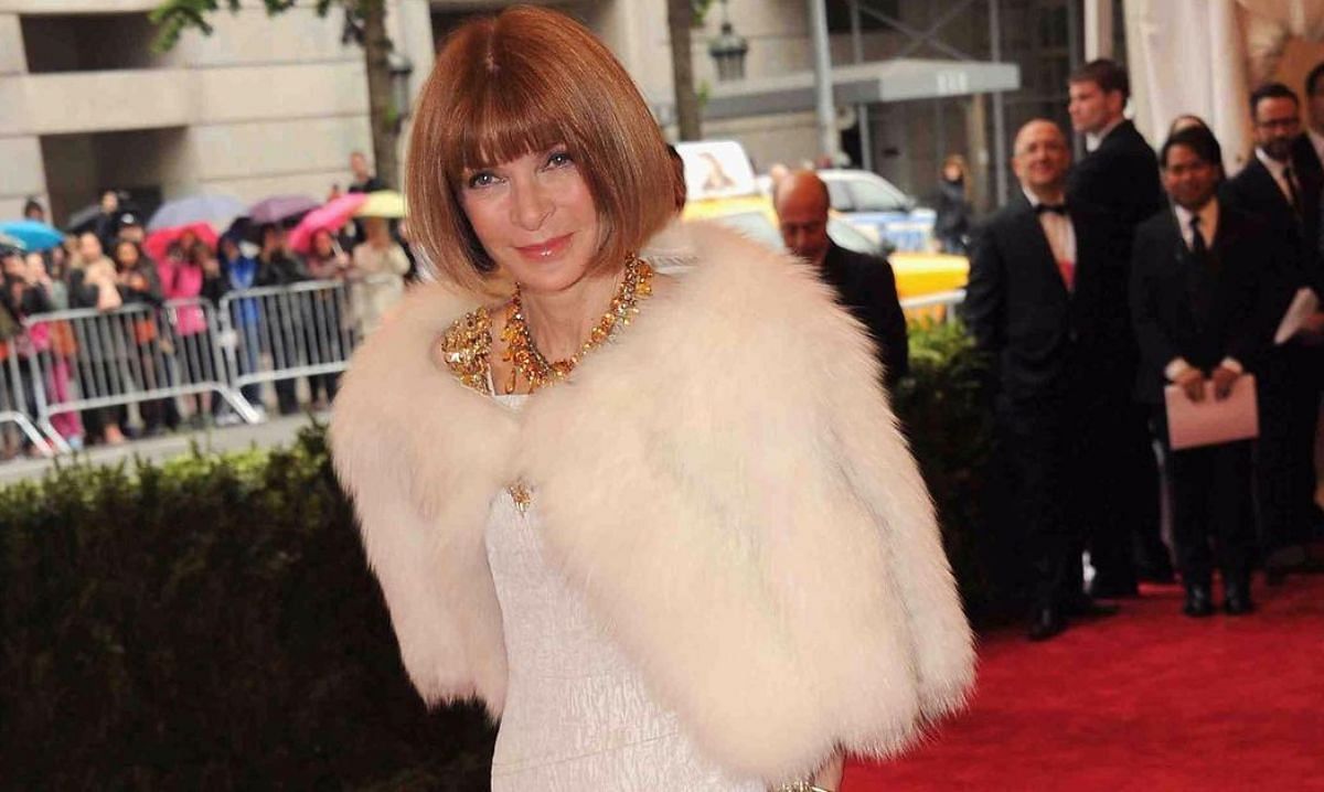 Faux Fur from Prada as spotted on Anna Wintour Credits: @alisonmcshw