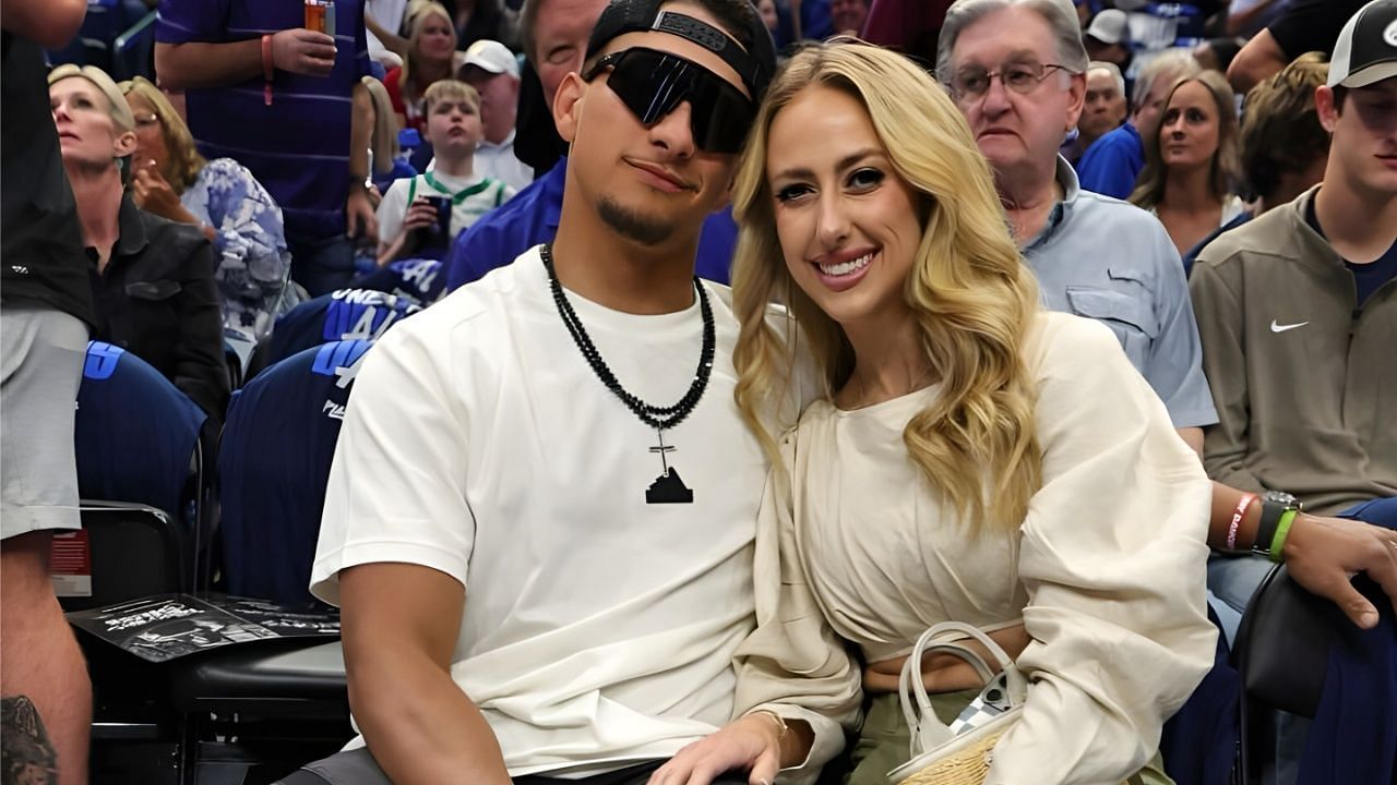 Patrick Mahomes &amp; wife attended Mavericks vs Thunder matchup