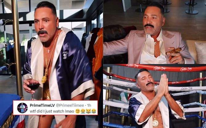 "Had to be coked up" - Fans hilariously reacts to Oscar De La Hoya filming a music video for Ryan Garcia's 'Blessed, Highly Flavored' song
