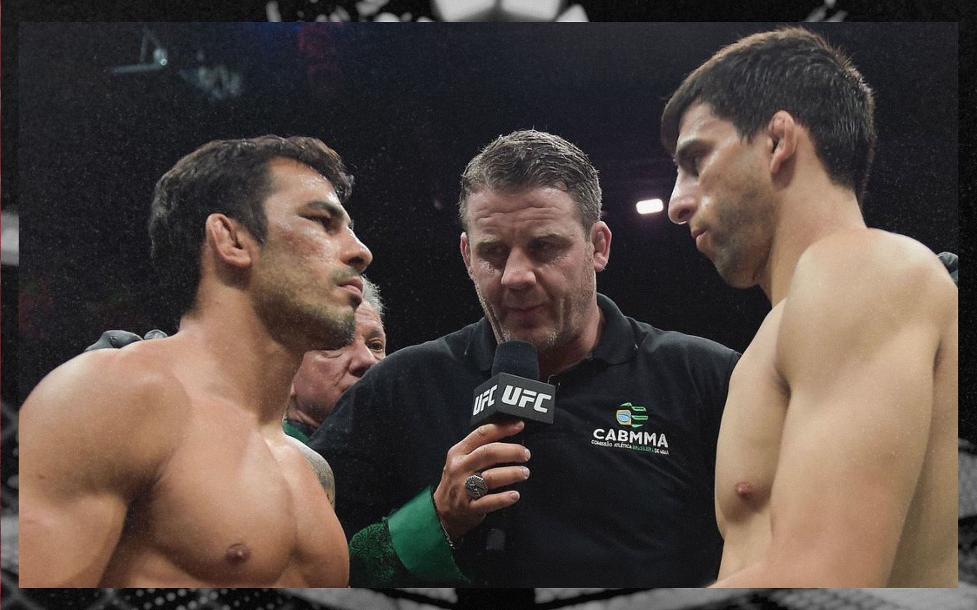 Alexandre Pantoja vs. Steve Erceg UFC 301 championship fight. [Image courtesy: @ufc on Instagram]