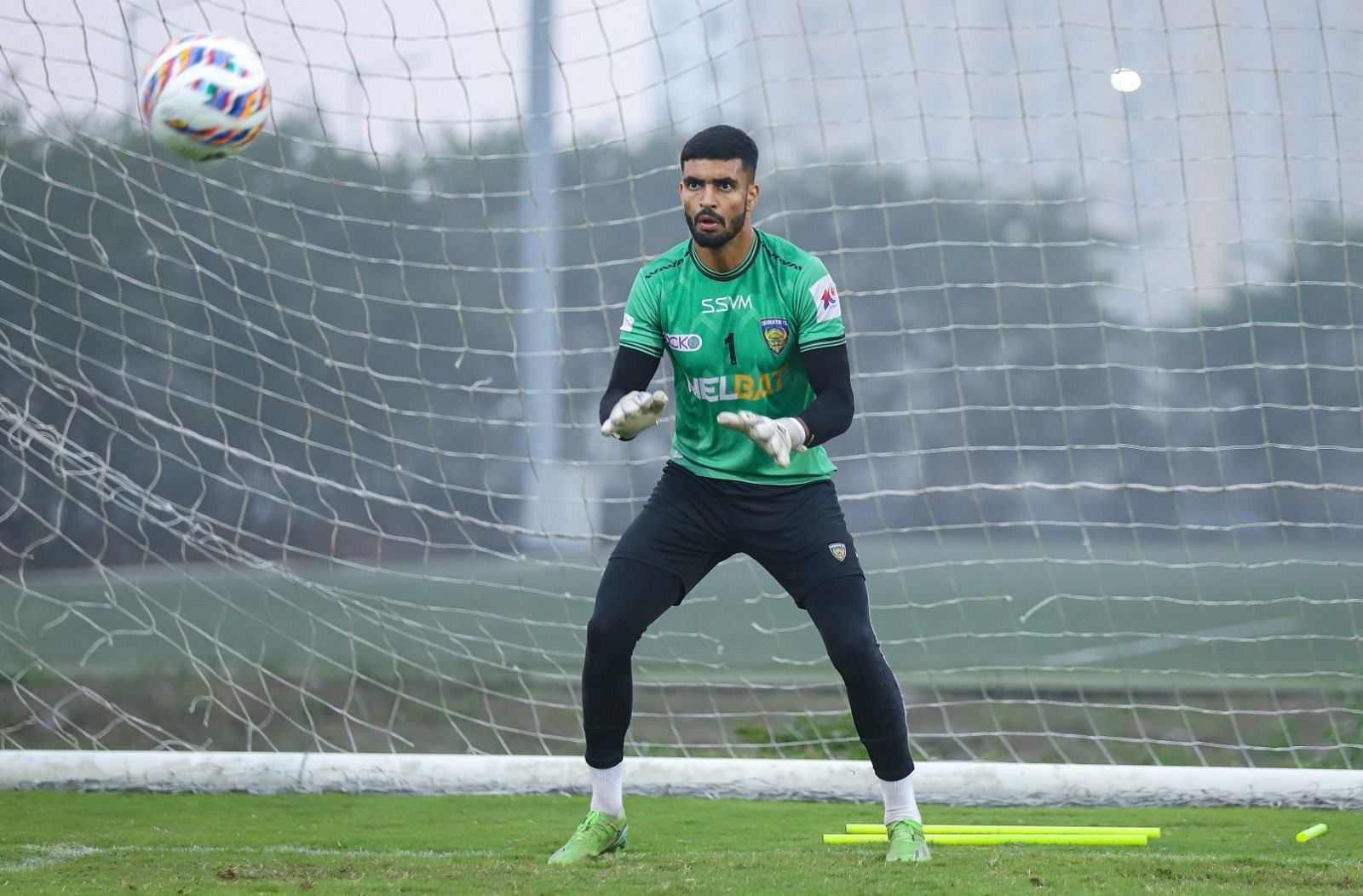 Samik Mitra training (Image via CFC Media)