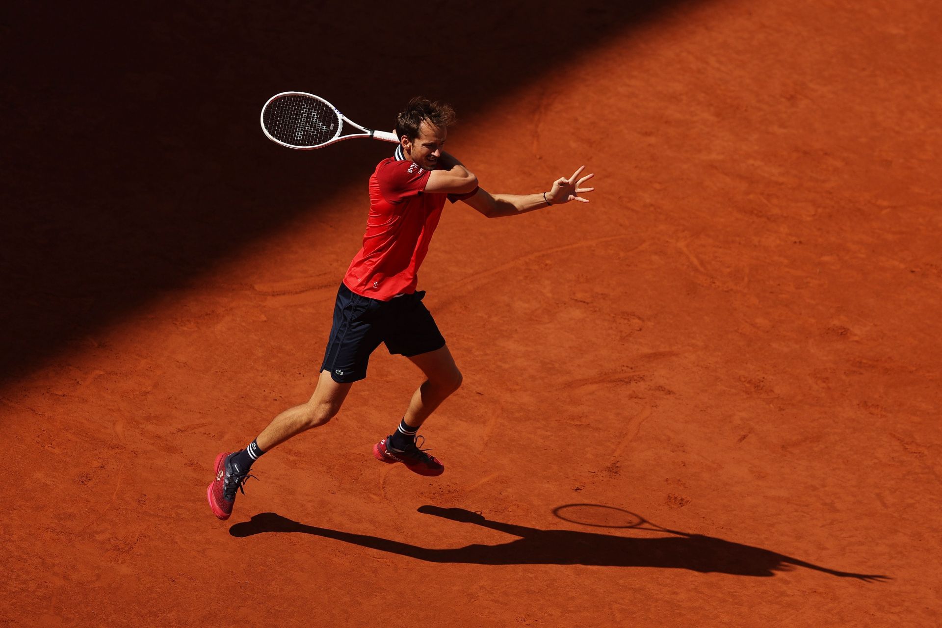 Daniil Medvedev at the 2024 Mutua Madrid Open