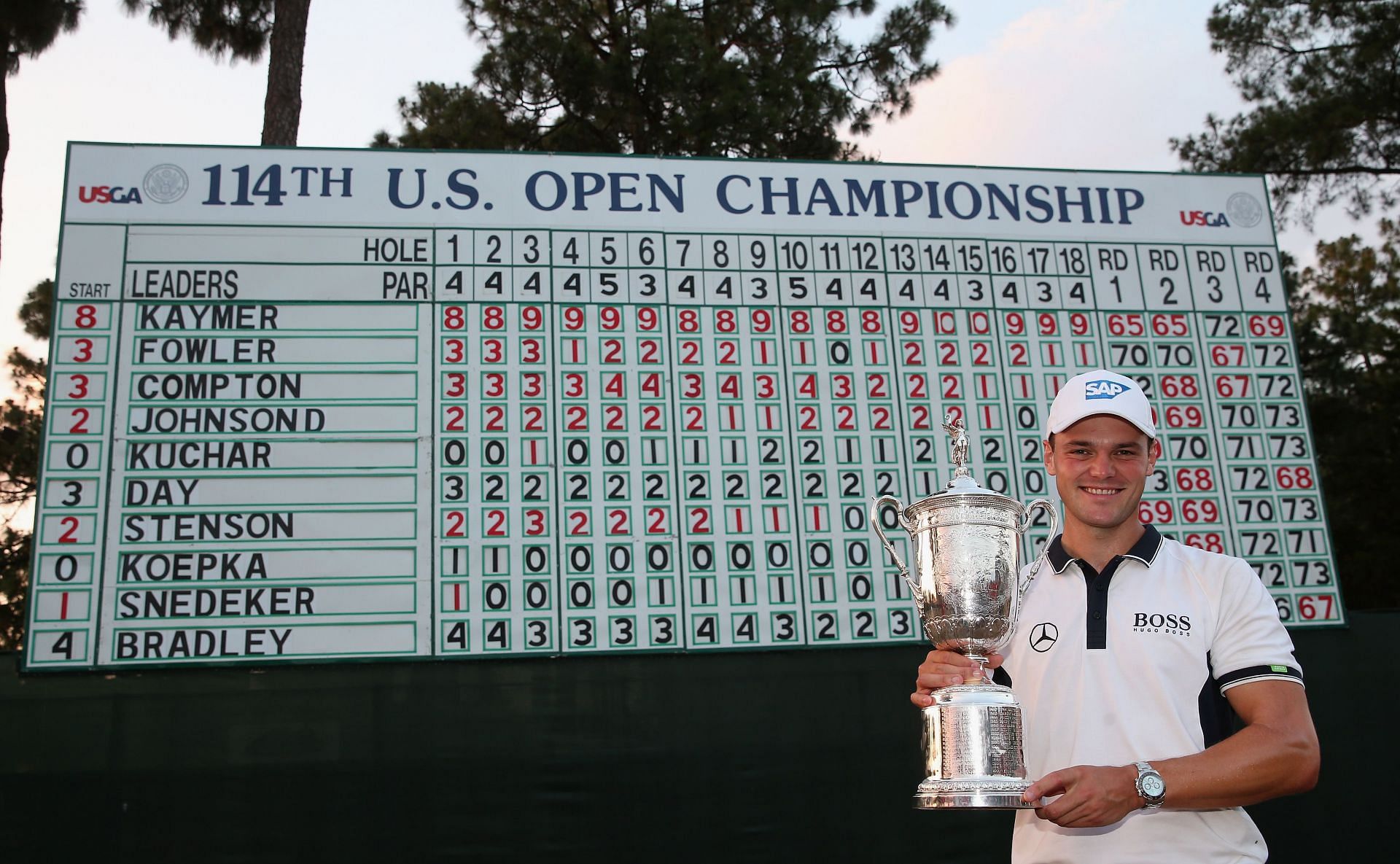 Martin Kaymer at the 20145 U.S. Open