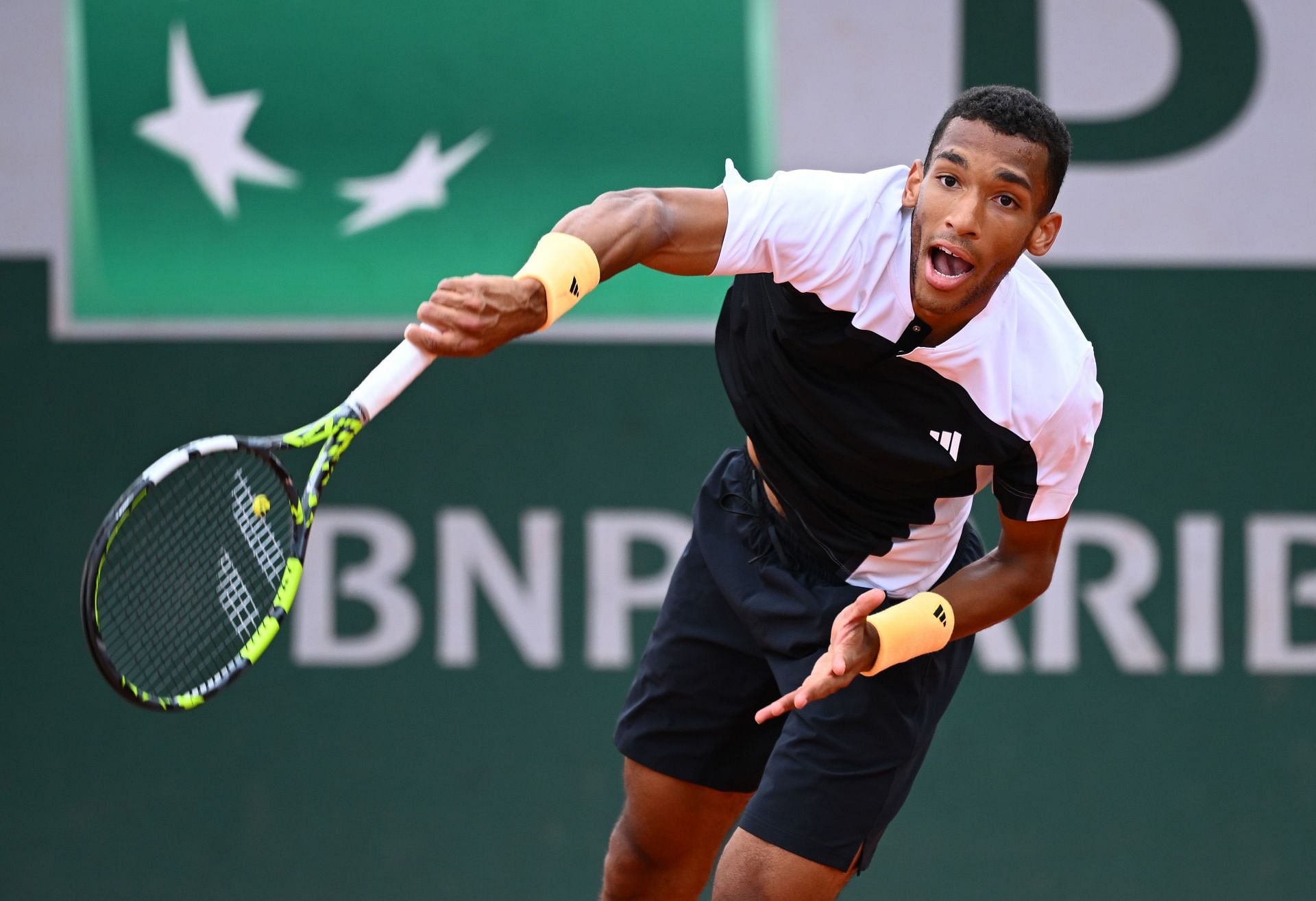 Felix Auger-Aliassime at the 2024 French Open