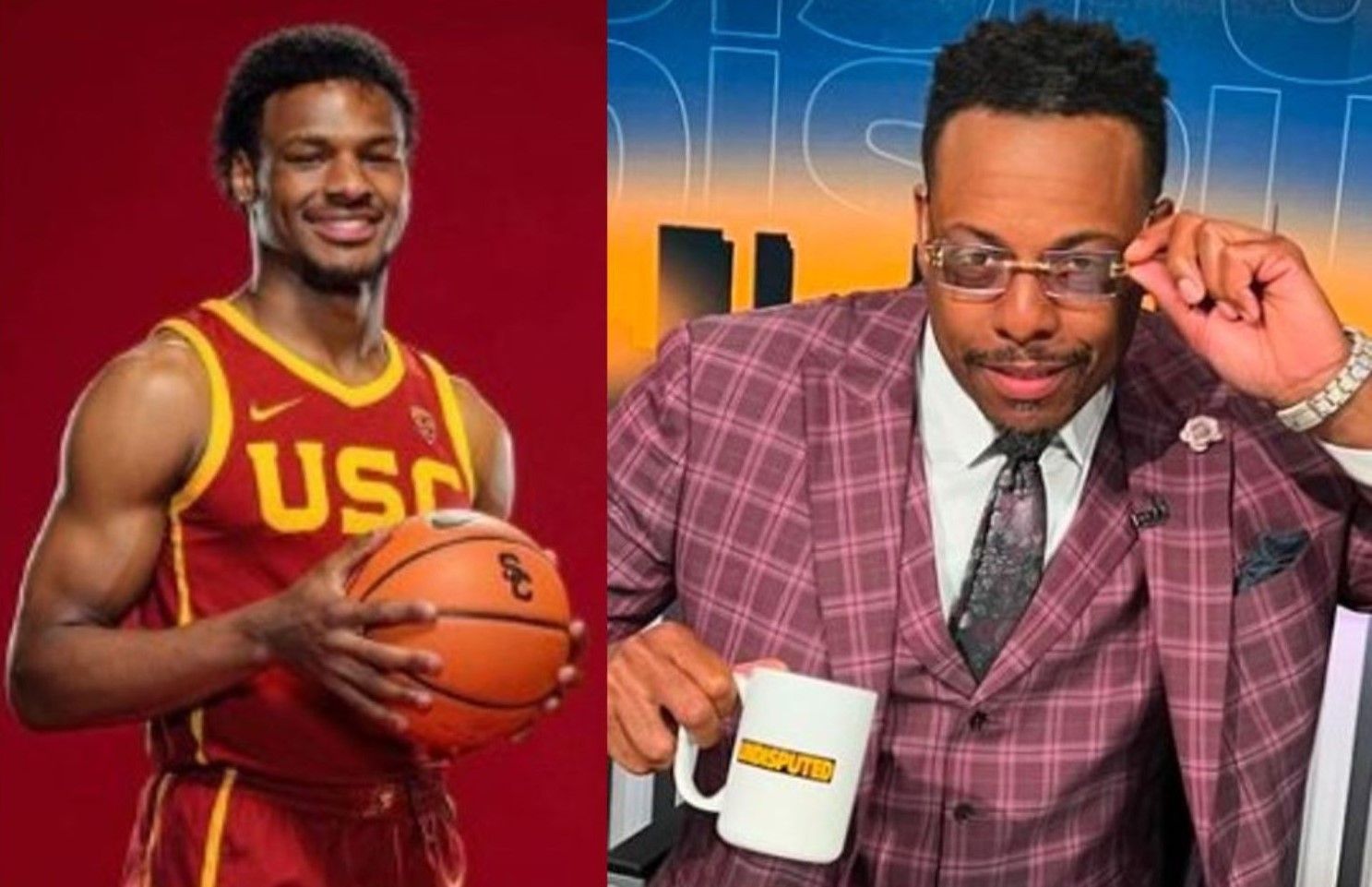 Paul Pierce weighs in on Bronny potentially teaming up with LeBron. -- Photos taken from LeBron James and Paul Pierce