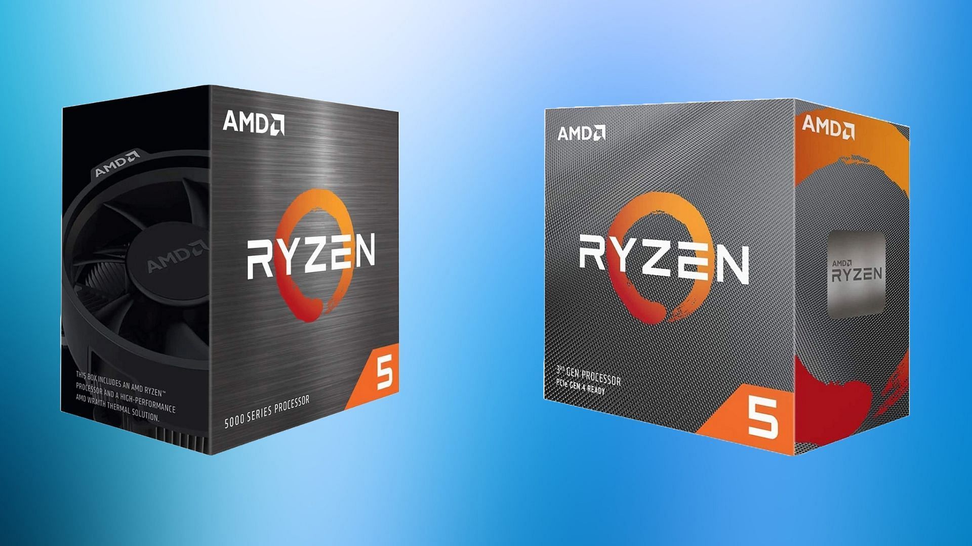 The AMD Ryzen 5 5600 vs Ryzen 5 3600 comparison (Image via AMD)