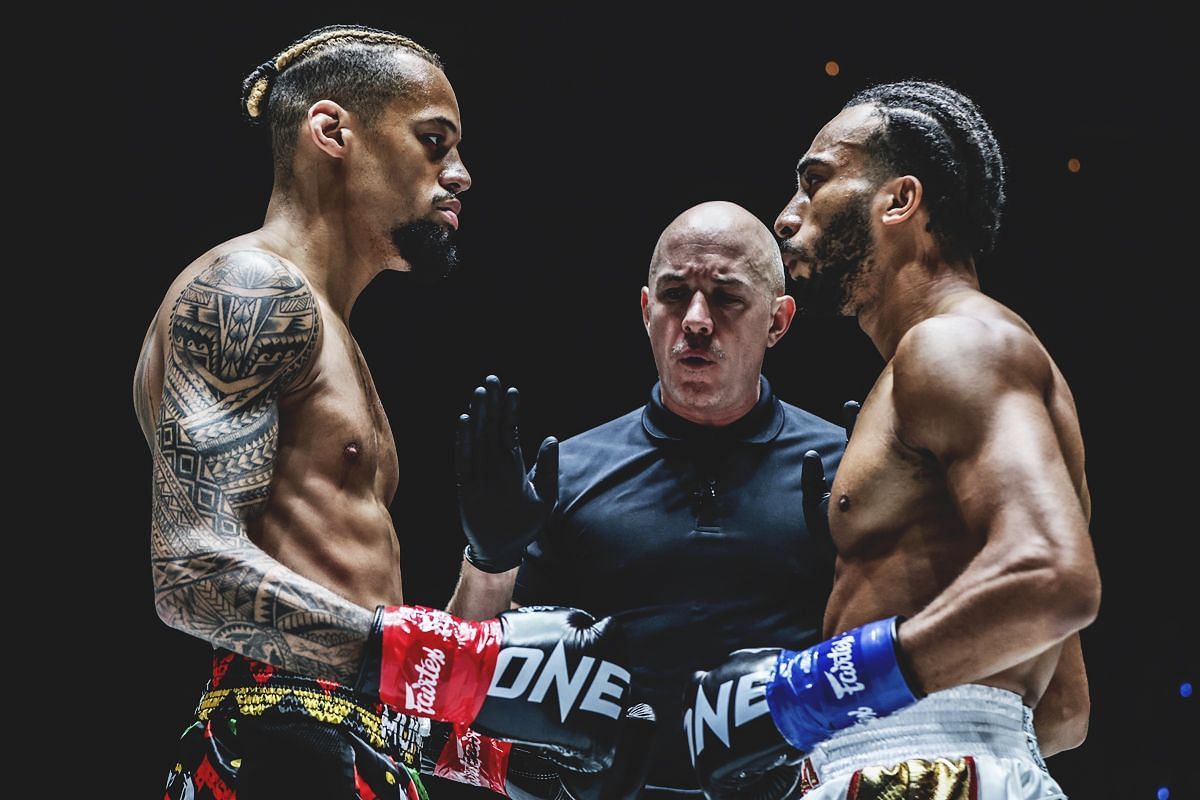 Regian Eersel (left) is prepared to rematch Alexis Nicolas (right) [Photo via: ONE Championship]