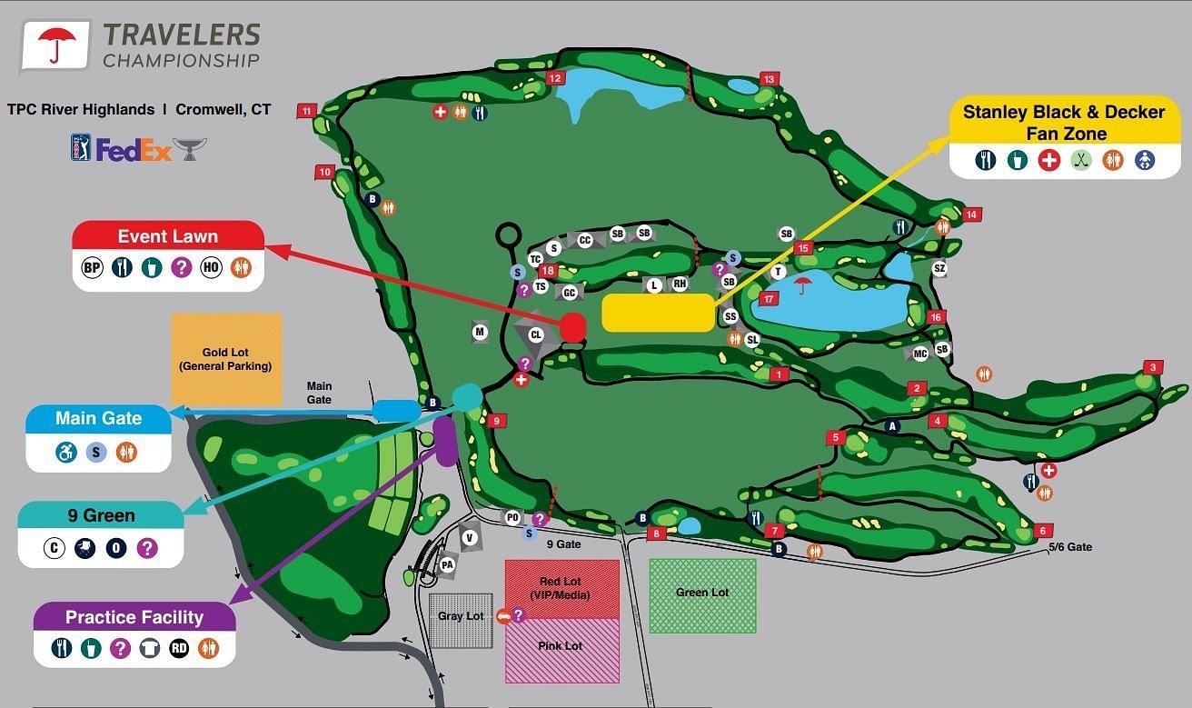 Travelers Championship Course Map