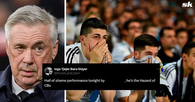 "Threw Jude under the bus for Ballon d'Or" "Ruined a perfect game" - Fans slam Real Madrid star after surrendering 3-goal lead in 4-4 Villareal draw