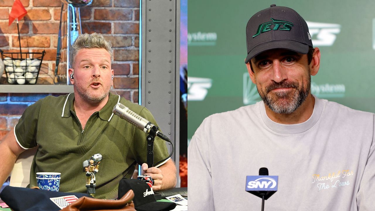 Aaron Rodgers frequently appears on the Pat McAfee Show