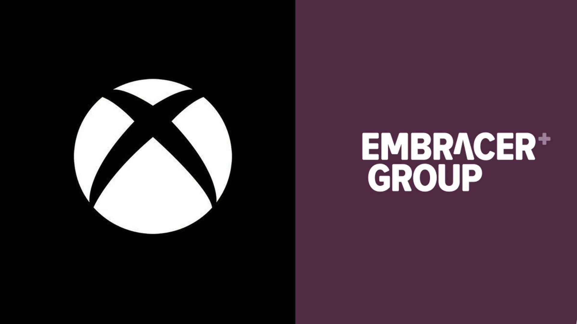 Xbox and Embracer Group cuts is a stark reminder of the danegers associated with bigger publishers acquiring smaller studios (Image via Xbox, Embracer Group on X)