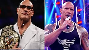 The Rock reacts after setting a world record