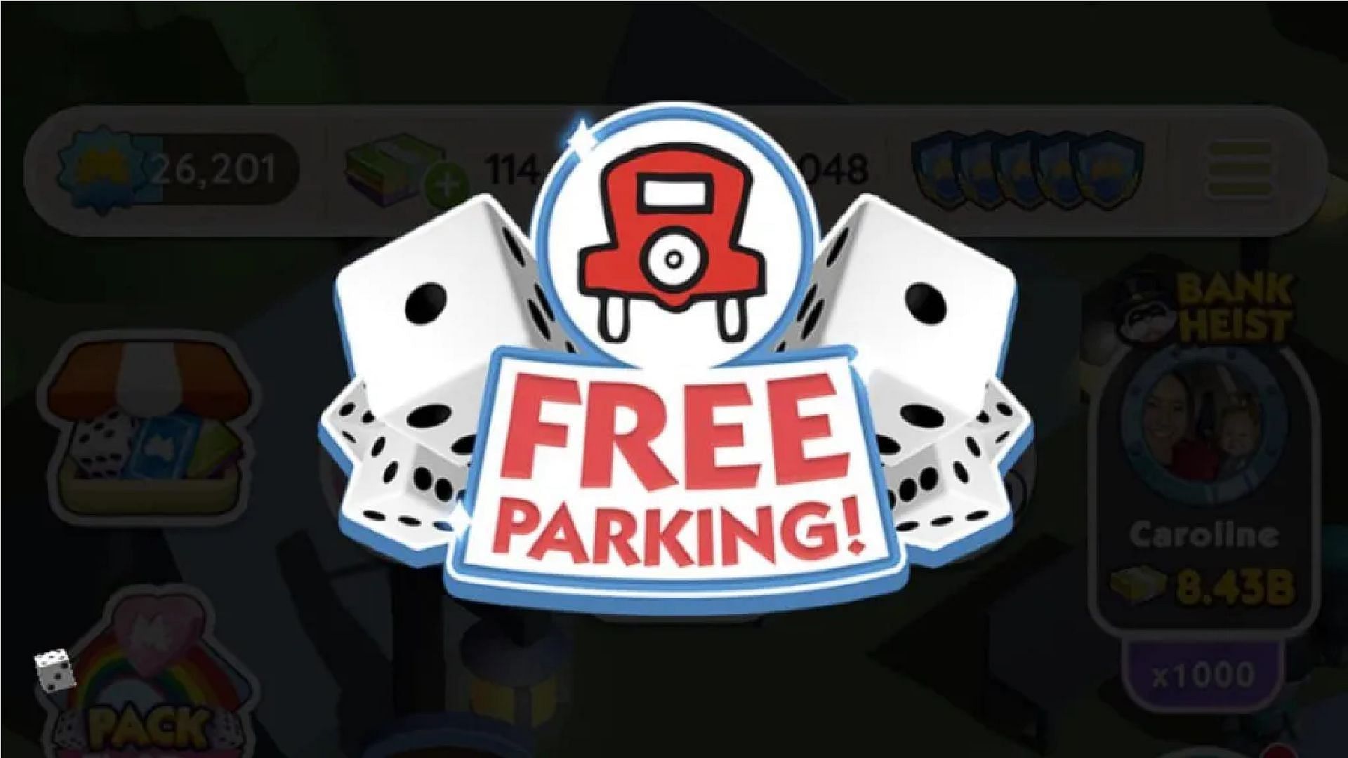 Free Parking can help you earn amazing rewards (Image via Scopely)