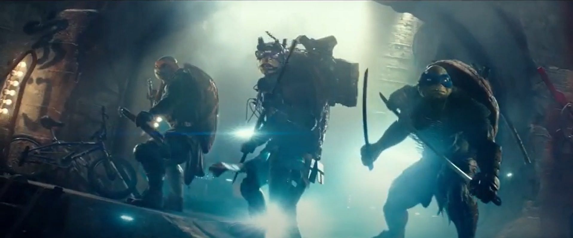 A screenshot from the trailer of Teenage Mutant Ninja Turtles (Image via Paramount Movies)