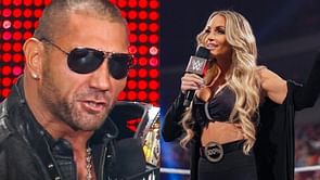 Batista sends a three-word message to Trish Stratus, reacts to her photo