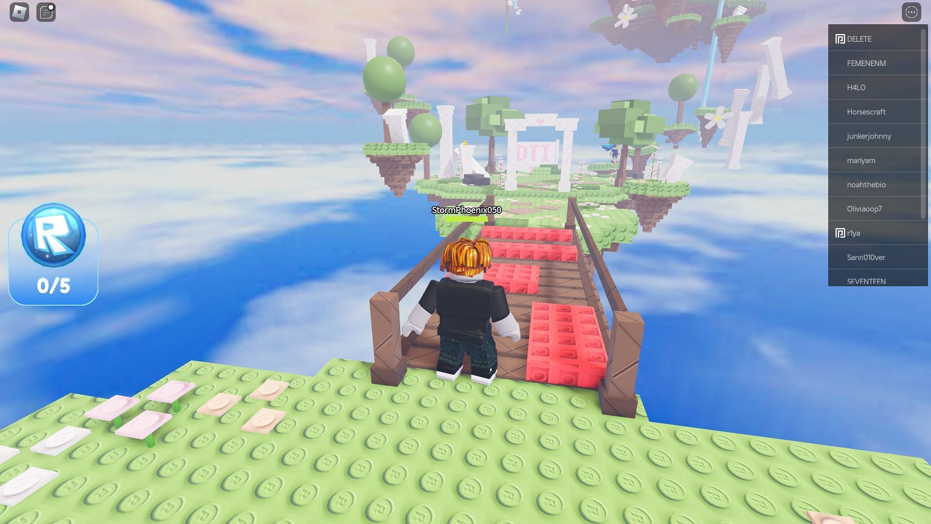 Players need to go through an obby course to obtain the Tokens (Image via Roblox || Sportskeeda)