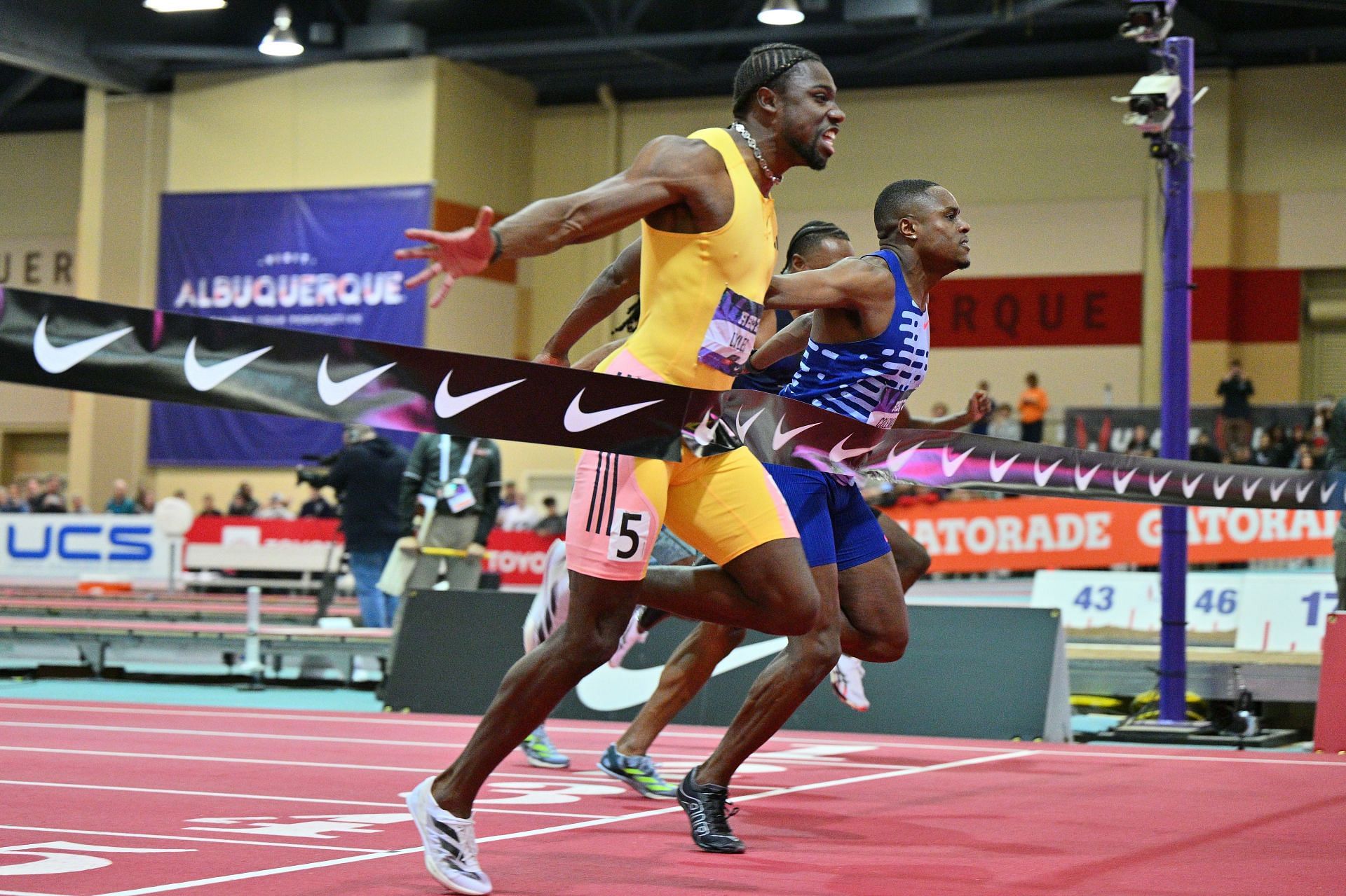 Noah Lyles at the USATF Indoor Championships