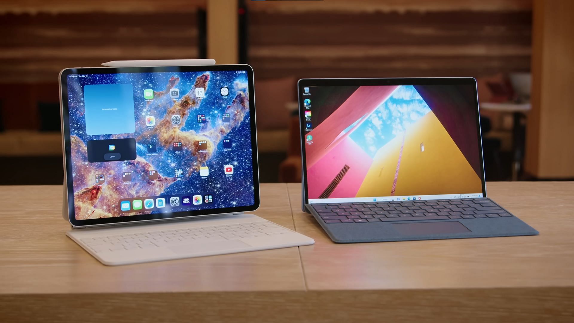 Picture of Apple iPad Pro (M2) vs Microsoft Surface Pro 9