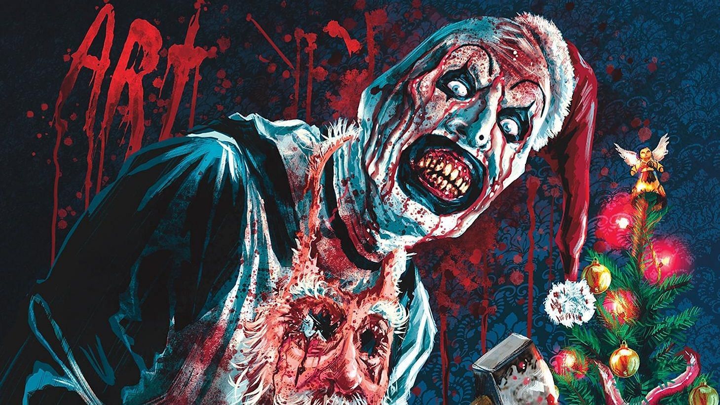 Art the Clown from the official poster for Terrifier 3