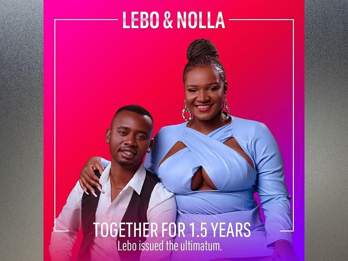 Cast members - Lebo and Nolla (Instagram/@netflixsa)