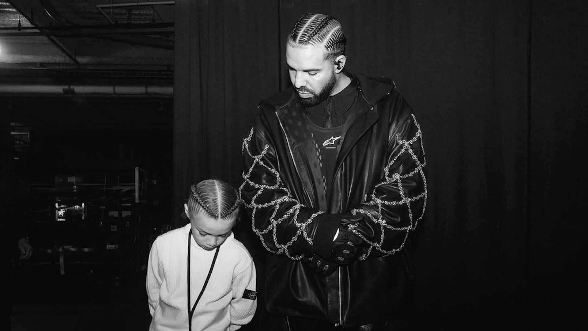 Drake and Adonis as referenced on Kendrick Lamar&#039;s &#039;Euphoria&#039; (Image via Instagram/@champagnepapi)