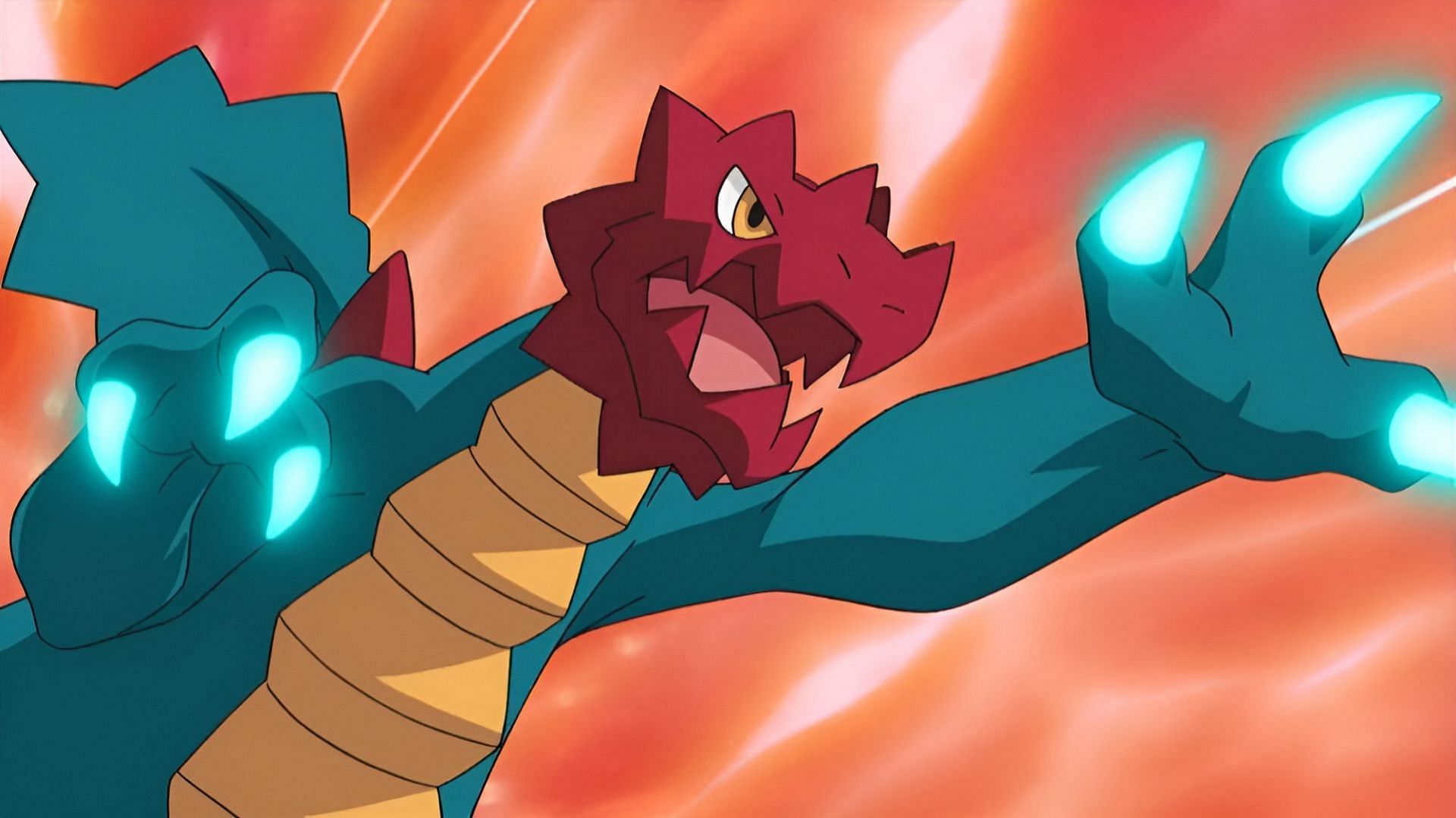 A Druddigon Paradox variant could add a second elemental type at the minimum (Image via The Pokemon Company)