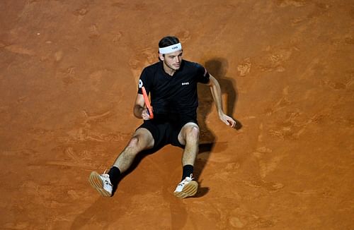 Taylor Fritz at the Italian Open.