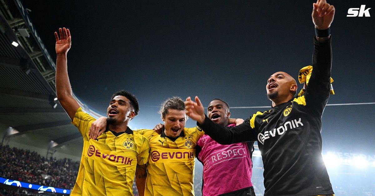 Borussia Dortmund after winning UCL Semi Final against PSG