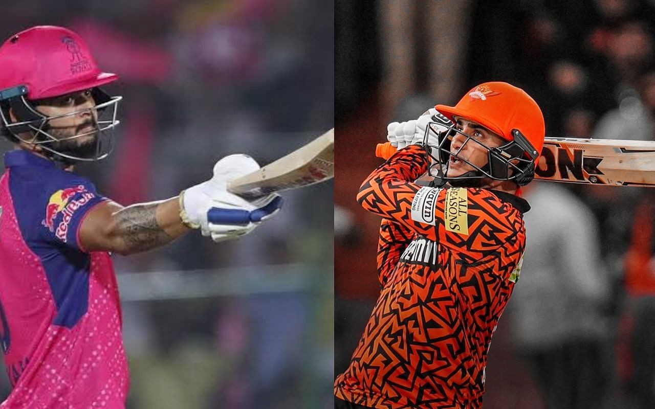 रियान पराग और अभिषेक शर्मा के लिए शानदार रहा आईपीएल 2024 (Photo Courtesy: SRH and RR X)                               