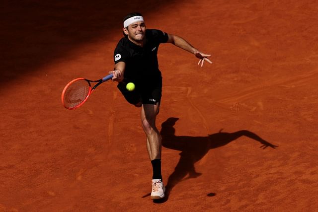 Taylor Fritz at the Mutua Madrid Open