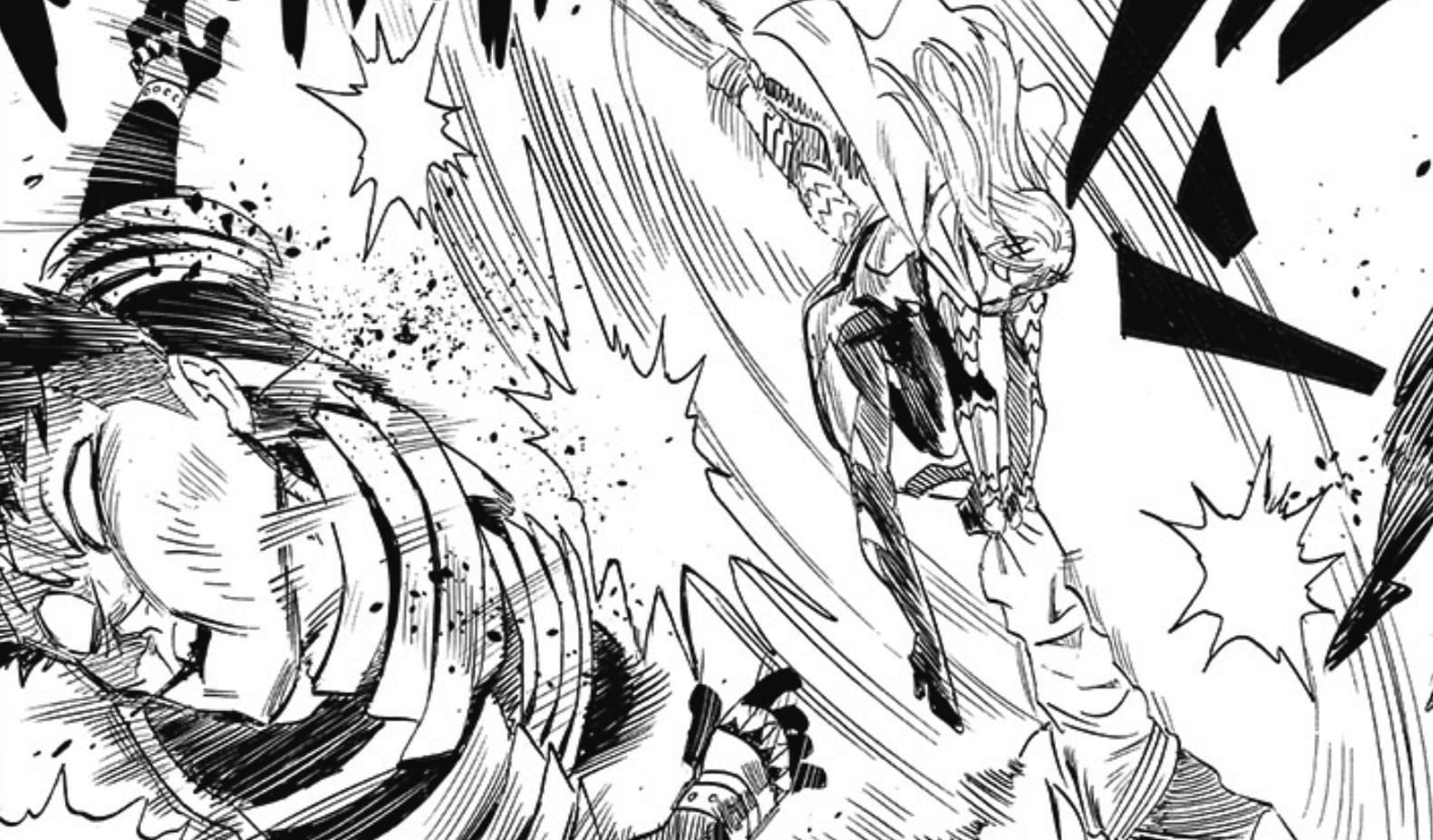 Flashy Flash as seen in the redrawn One Punch Man chapter 199 (Image via Shueisha)