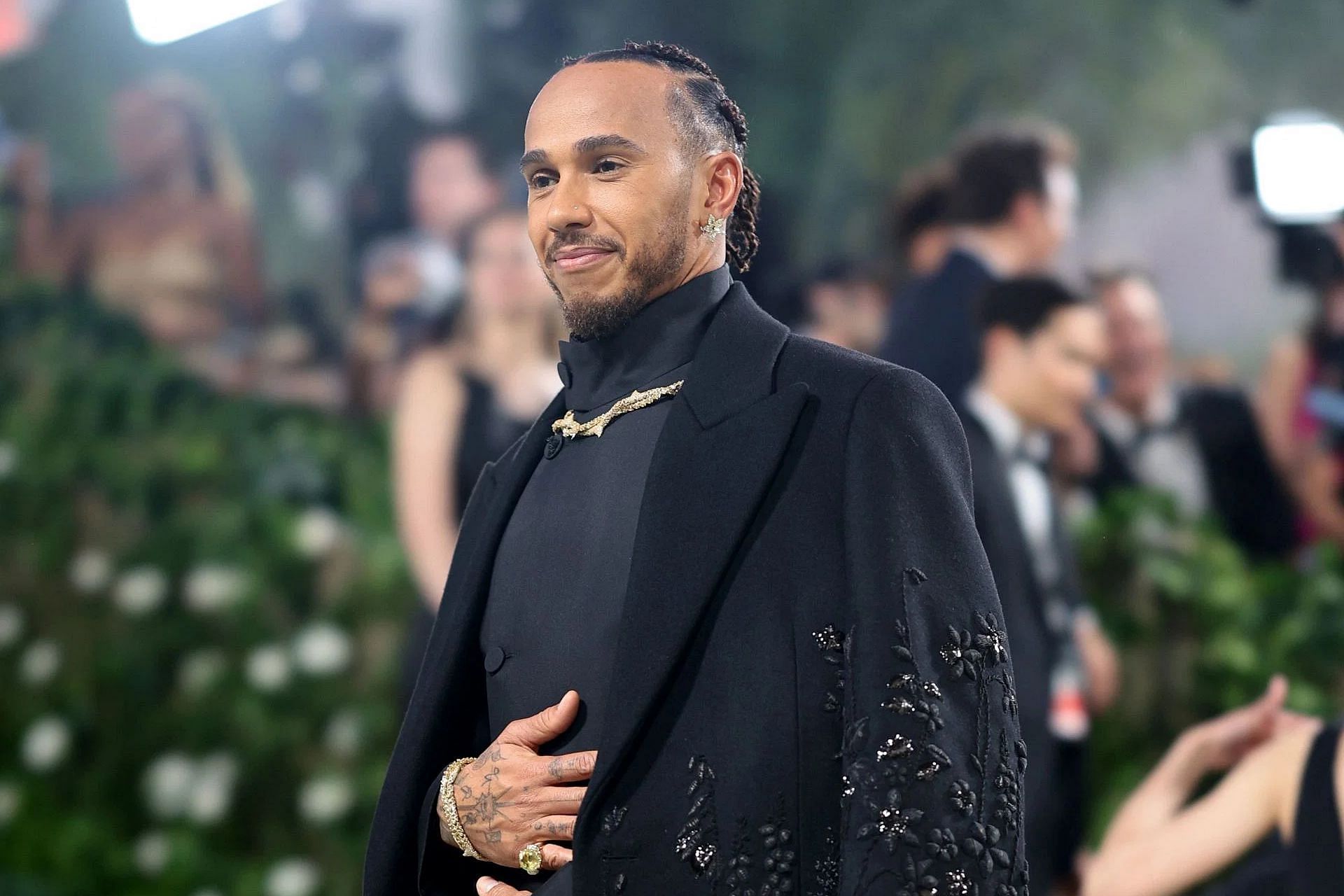 Lewis Hamilton attends The 2024 Met Gala Celebrating &quot;Sleeping Beauties: Reawakening Fashion&quot; (Photo by Dimitrios Kambouris/Getty Images for The Met Museum/Vogue)