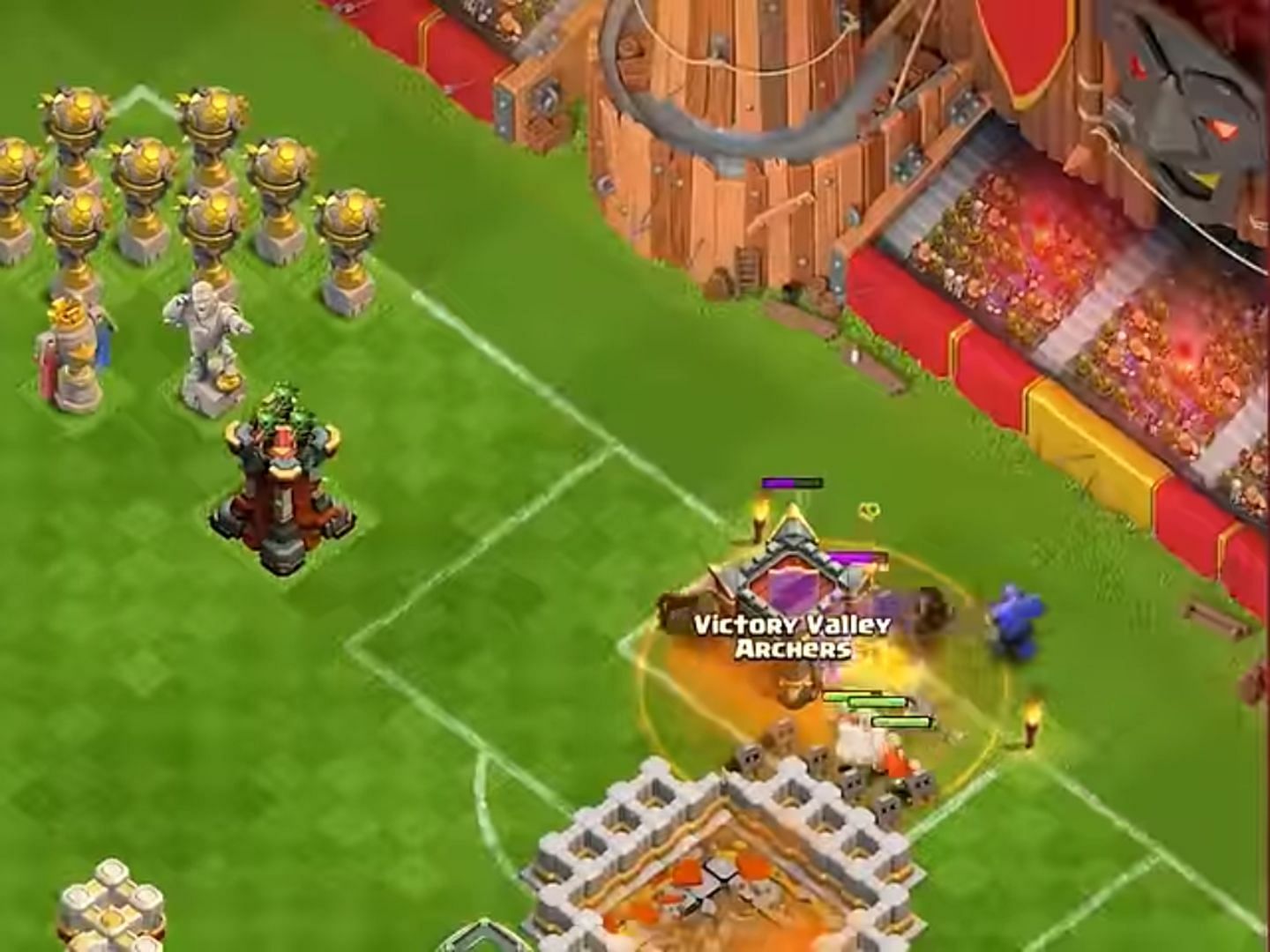 Clan Castle troop annihilation. (Image via Supercell)