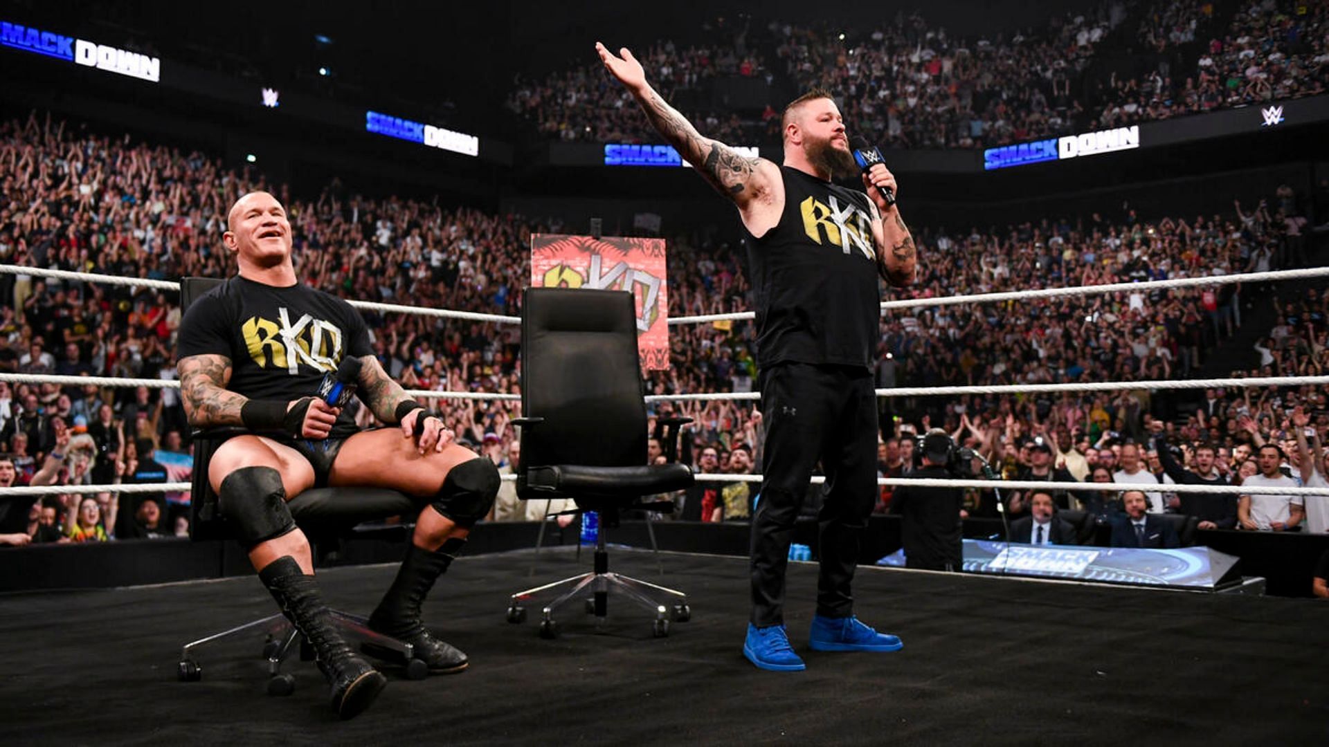 Randy Orton and Kevin Owens on SmackDown