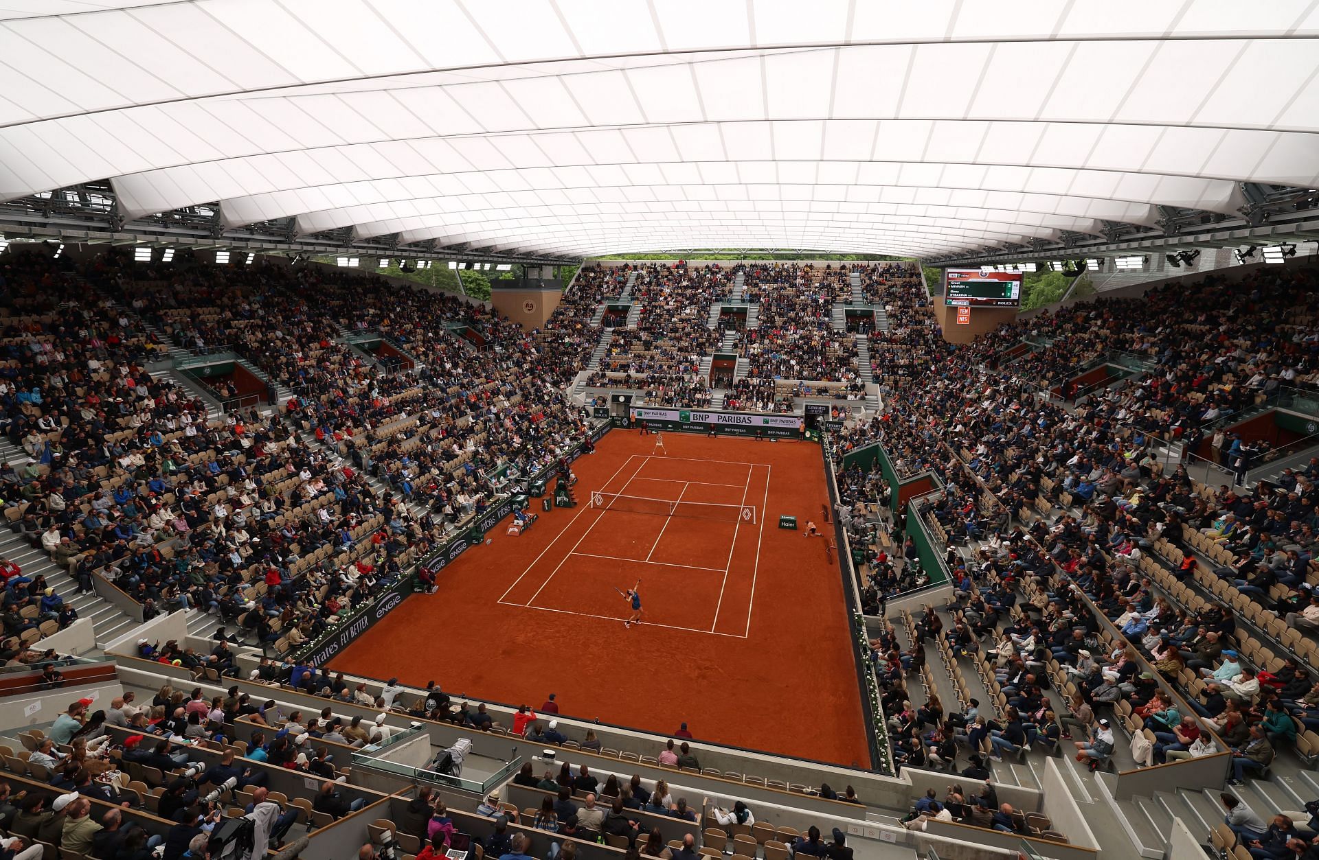 Action on Court Suzanne-Lenglen will start from 11 am local time