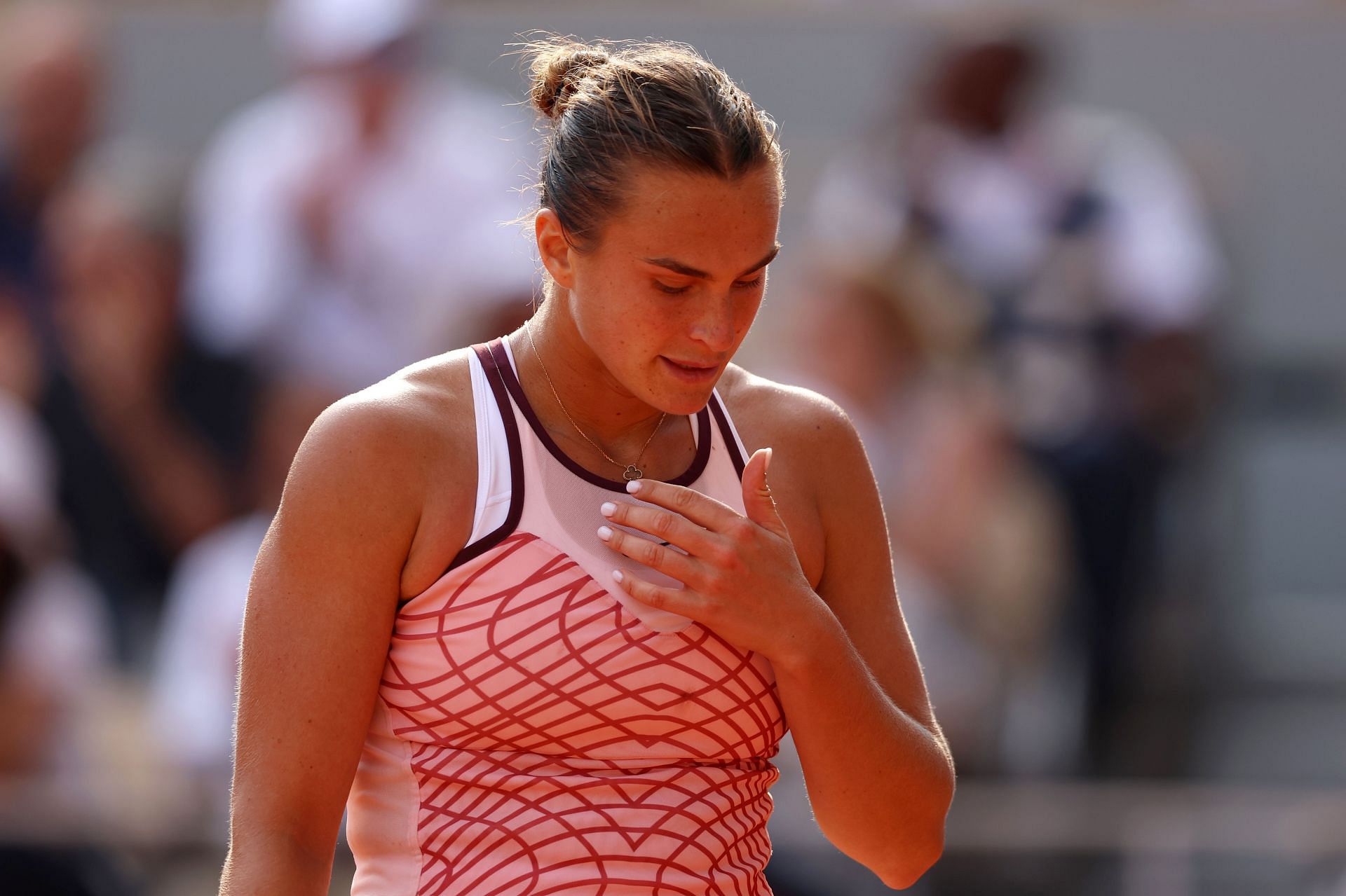 Sabalenka lost in the semifinals of French Open last year