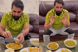 [Watch] "Embracing the flavors of life"- Team India pacer Mohammad Shami enjoys pani puri