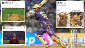"Venkatesh Iyer may have many problems but owning MI is not one of them" - Fans react to the all-rounder's crucial knock in MI vs KKR IPL 2024 clash