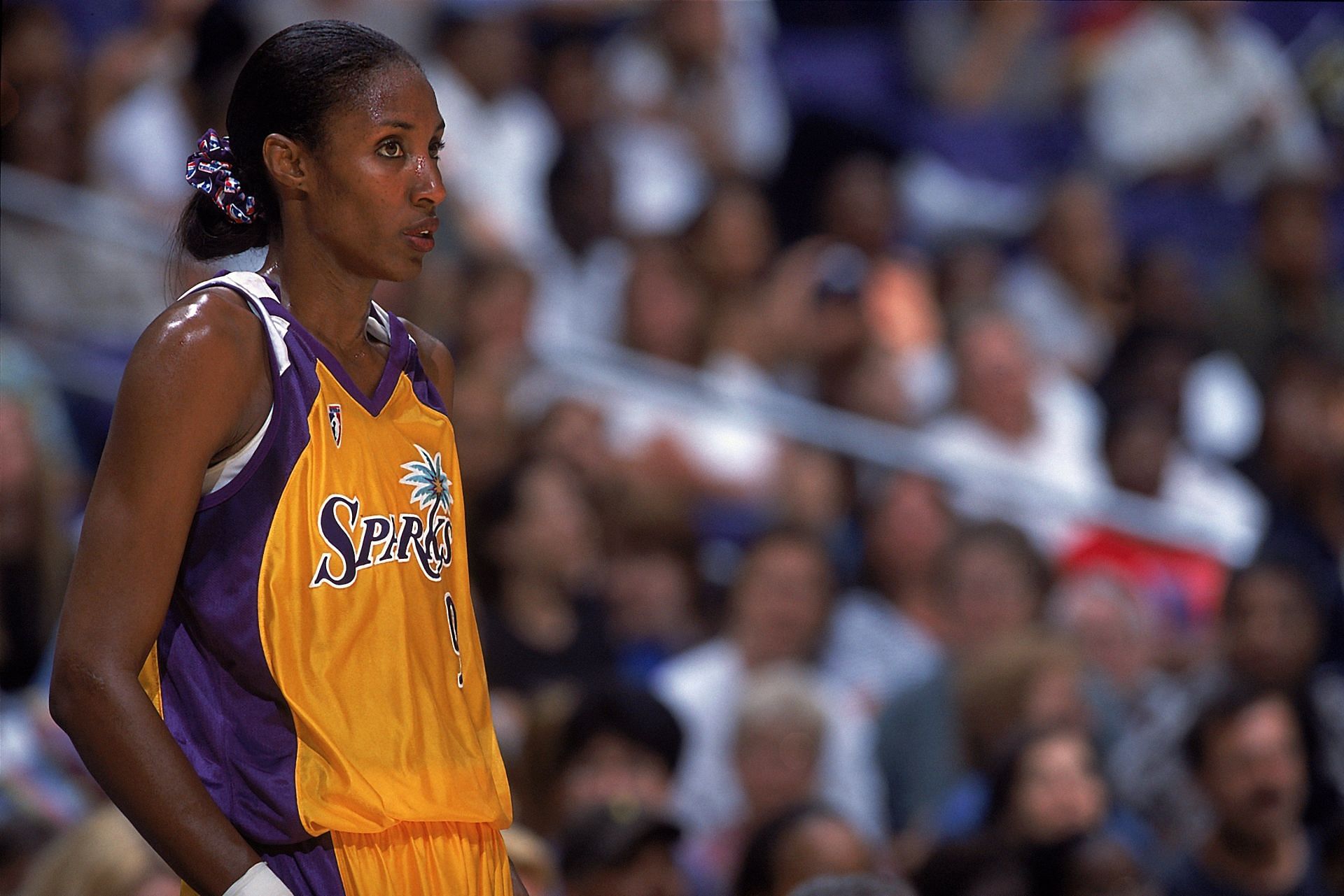Lisa Leslie during her time with the LA Sparks.