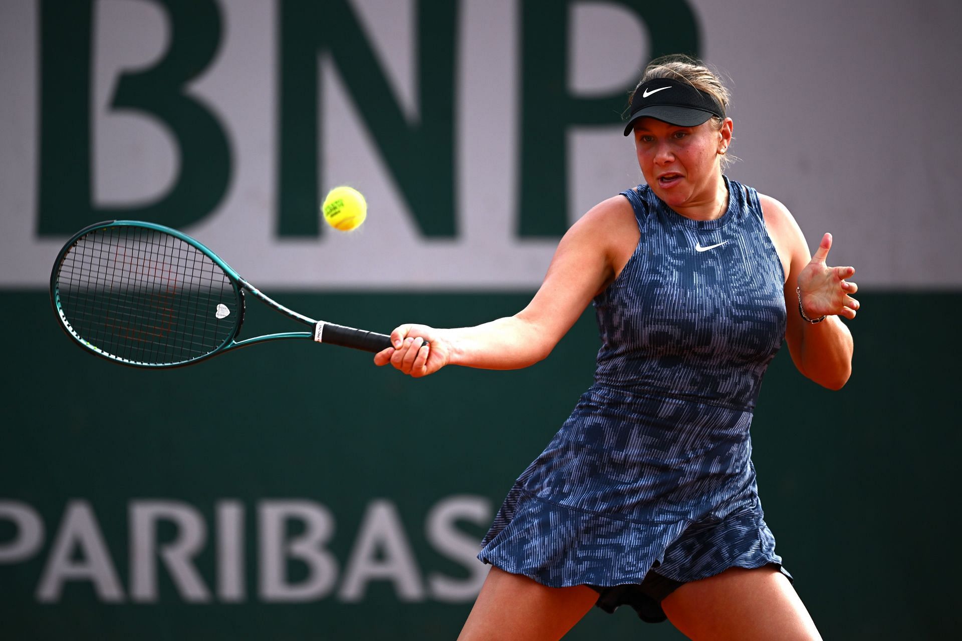 Anisimova at the 2024 French Open. (Photo: Getty)