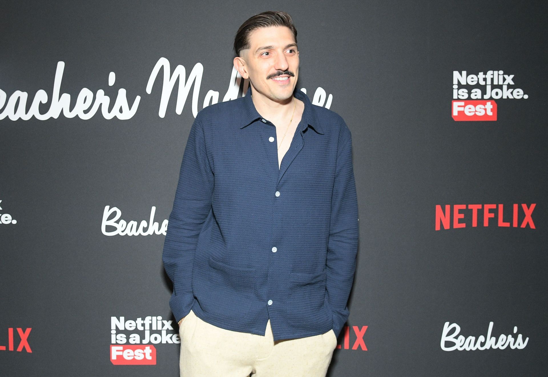 Andrew Schulz at the Netflix Is A Joke Fest (Image via Getty/Charley Gallay)