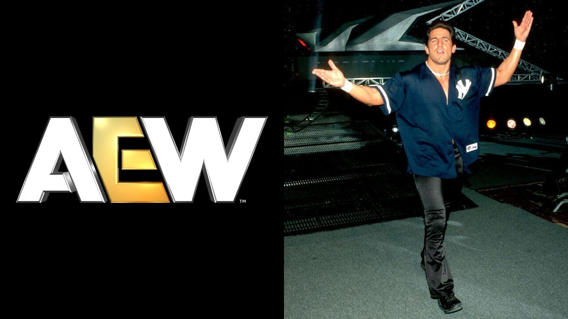 AEW logo (left) and Disco Inferno (right)