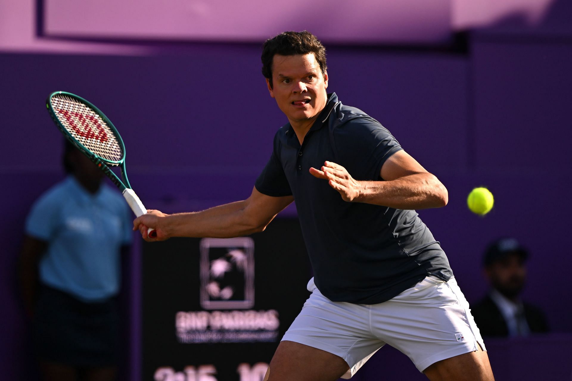 Milos Raonic at the 2024 cinch Championships. (Photo: Getty)